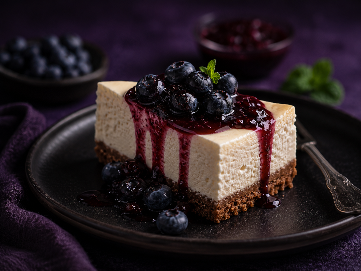 Cheesecake de frutas vermelhas